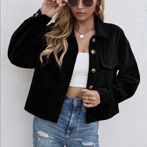 Black corduroy jacket